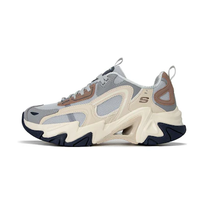 (W) Skechers Sport Stamina V3 Shoes 'Beige Grey Brown'