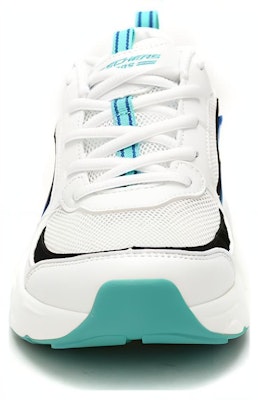 (Women) Skechers Low Top Retro Sneakers 'White Black Blue' 117042-WBTQ Lookbook (Women) Skechers Low Top Retro Sneakers 'White Black Blue' 117042-WBTQ