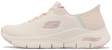 (Women) Skechers Arch Fit Slip-Ins 'Beige Pink' 149568-OFPK (Women) Skechers Arch Fit Slip-Ins 'Beige Pink' 149568-OFPK