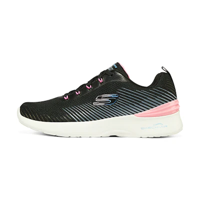 (W) Skechers Skech-Air Dynamight 'Black Pink'