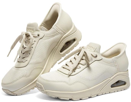 (W) Skechers Uno Slip-In Air 'Putih Pudar' 177111-OFWT Lookbook (W) Skechers Uno Slip-In Air 'Putih Pudar' 177111-OFWT