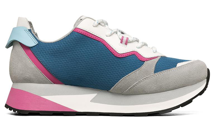 Order (W) 스케쳐스 로우탑 그레이/블루 (Skechers Low-Top Grey/Blue) 155492-GYMT