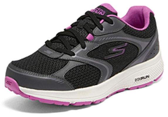 (Women) Skechers Go Run Consistent 'Black Purple' 128280-BKPR Lookbook (Women) Skechers Go Run Consistent 'Black Purple' 128280-BKPR