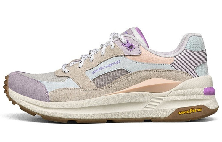 (Women) Skechers Global Jogger 'White Purple' 896007-WMLT