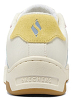 (Women) Skechers Upbeats 'White Yellow Blue' 155606-WMLT Shop (Women) Skechers Upbeats 'White Yellow Blue' 155606-WMLT