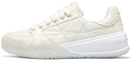 (Women) Skechers Low Top Skate Shoe 'Light Yellow' 185021-WHT (Women) Skechers Low Top Skate Shoe 'Light Yellow' 185021-WHT