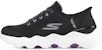 (W) Skechers GO WALK Urut Fit 'Hitam Lavender' 124916-BKLV