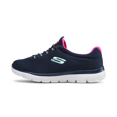 (W) Skechers Summits Louvin 'Navy Pink'