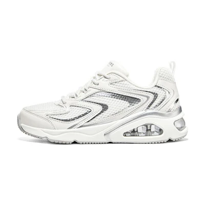(W) Skechers Tres-Air Uno Vision-airy 'White Silver'