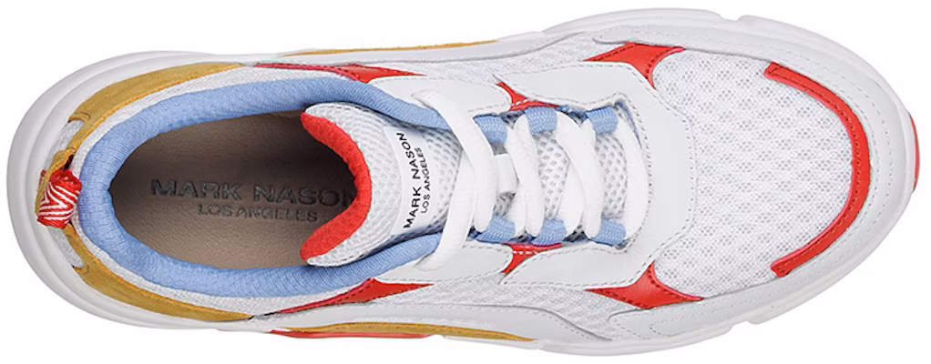 (Women) Skechers Mark Nason Los Angeles Block 'White Red' 68854-WMLT Shop (Women) Skechers Mark Nason Los Angeles Block 'White Red' 68854-WMLT