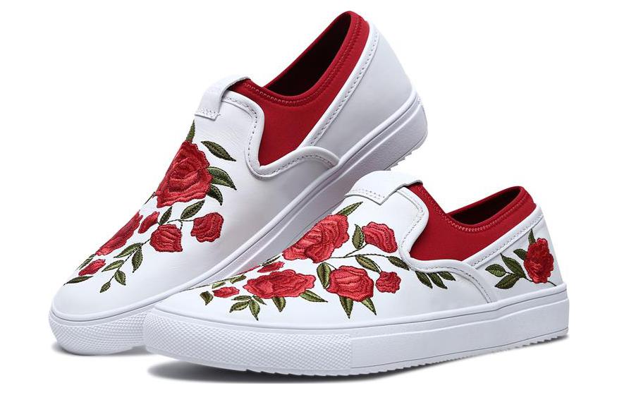 Lookbook (Women) Skechers Mark Nason Razor 'White Red' 68781-WRD