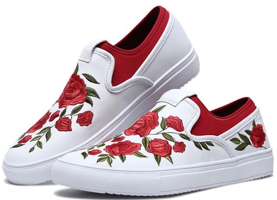 (Women) Skechers Mark Nason Razor 'White Red' 68781-WRD Lookbook (Women) Skechers Mark Nason Razor 'White Red' 68781-WRD