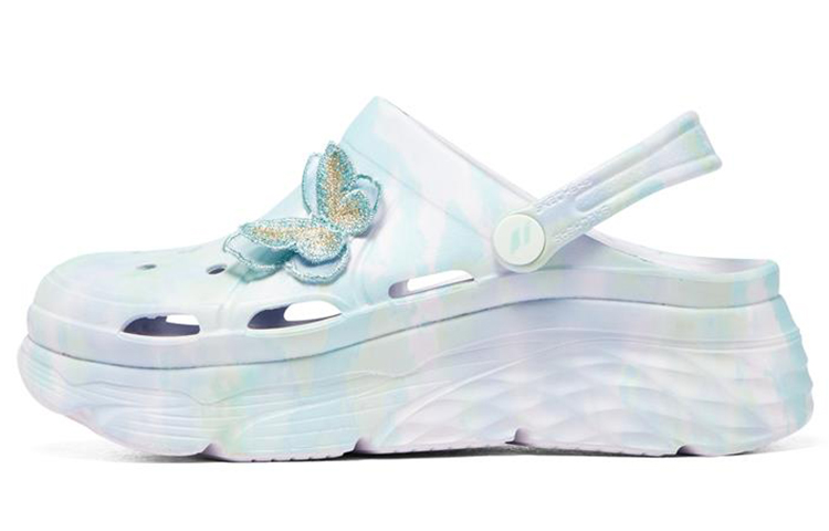 (W) Skechers Max Cushioning 'Blue Multicolor'