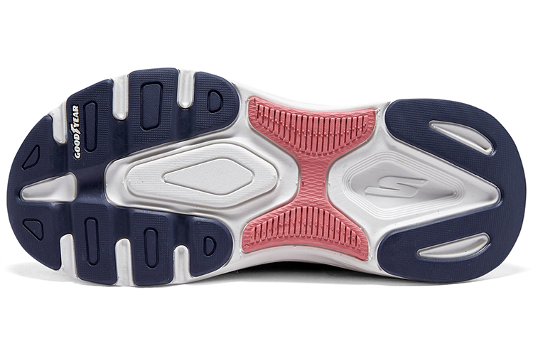 Details for (W) 斯凯奇 Max Cushioning 蓝色防滑轻便低帮跑鞋 128923-NVPK