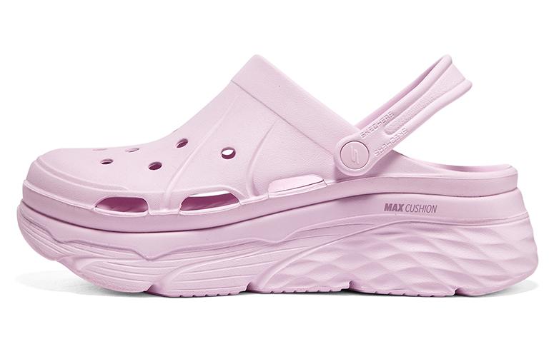 (Women) Skechers Max Cushioning 'Bubble Mildew Resistant Sports Sandal - Pink Purple' 111127-LIL