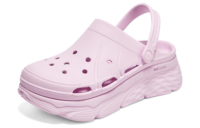 Lookbook (W) 斯凯奇Max Cushioning防霉泡沫运动凉鞋-粉紫色 111127-LIL
