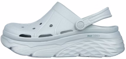 (Women) Skechers Max Cushioning 'Bubble Shoe Casual Hollow Sandal - Blue' 111127-GRY (Women) Skechers Max Cushioning 'Bubble Shoe Casual Hollow Sandal - Blue' 111127-GRY