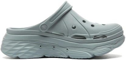 (W) Skechers Max Cushioning 'Sandal Kasual Berongga - Biru' 111127-GRY Order (W) Skechers Max Cushioning 'Sandal Kasual Berongga - Biru' 111127-GRY