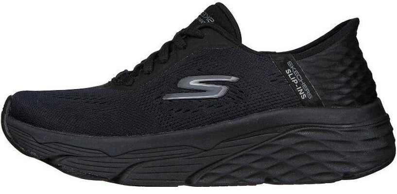 (Women) Skechers Max Cushioning Mystic Passion 'Triple Black' 128572-BBK Buy (Women) Skechers Max Cushioning Mystic Passion 'Triple Black' 128572-BBK