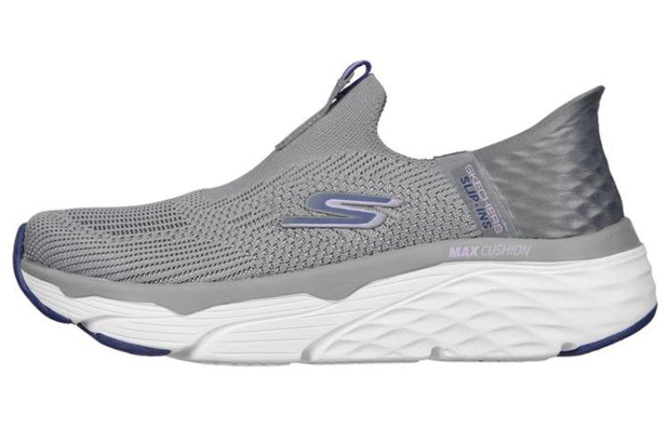 (Women) Skechers Max Cushioning 'Grey Shock-Absorbing Non-Slip' 128571-CCBL