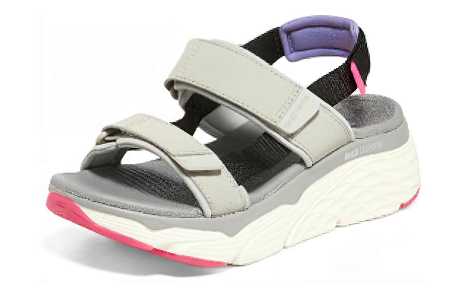 Lookbook (W) 스케쳐스 맥스 쿠셔닝 '그레이 화이트 블랙 핑크' 140421-GMLT