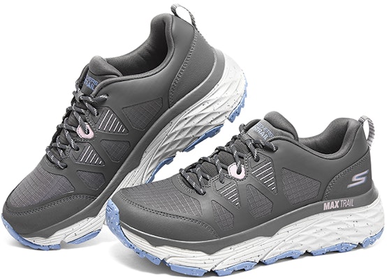 (Women) Skechers Max Cushioning 'Grey' 129151C-GYBL Shop (Women) Skechers Max Cushioning 'Grey' 129151C-GYBL