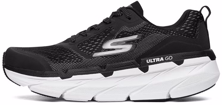 women-skechers-max-cushioning-stellar-low-training-black-and-white-17690-bkw