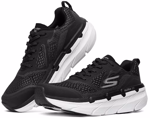 Skechers Max Cushioning 星迈系列 低幫訓練鞋 女款 黑白 Lookbook Skechers Max Cushioning 星迈系列 低幫訓練鞋 女款 黑白