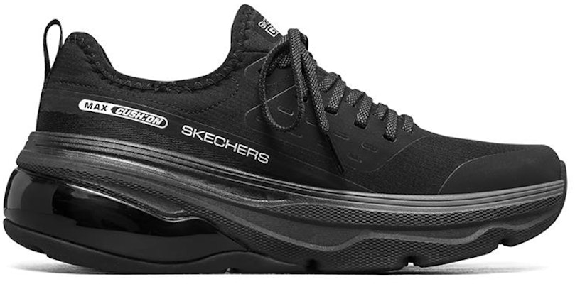 (W) 斯凯奇最大缓震气垫'黑色低帮跑鞋' 128053-BBK Order (W) 斯凯奇最大缓震气垫'黑色低帮跑鞋' 128053-BBK