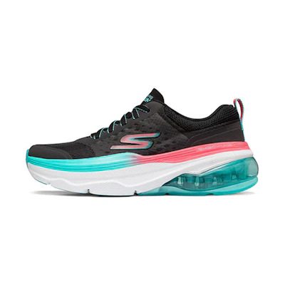 (W) Skechers Max Cushioning Air 'Black Green'