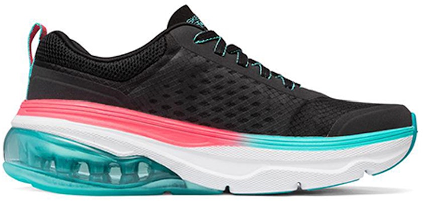 (W) スケッチャーズ Max Cushioning Air 黒緑 128062-BKTQ Order (W) スケッチャーズ Max Cushioning Air 黒緑 128062-BKTQ