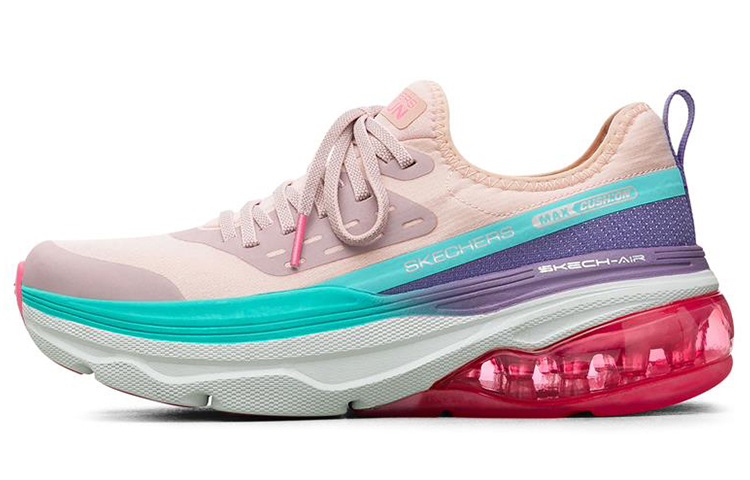 (Women) Skechers Max Cushioning Air 'Pink Teal' 128053-MULT
