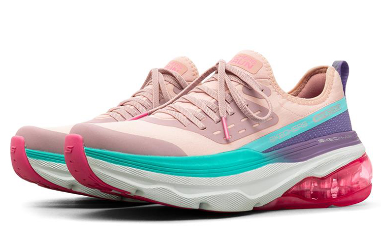 Lookbook (W) 斯凯奇 Max Cushioning Air '粉青' 128053-MULT