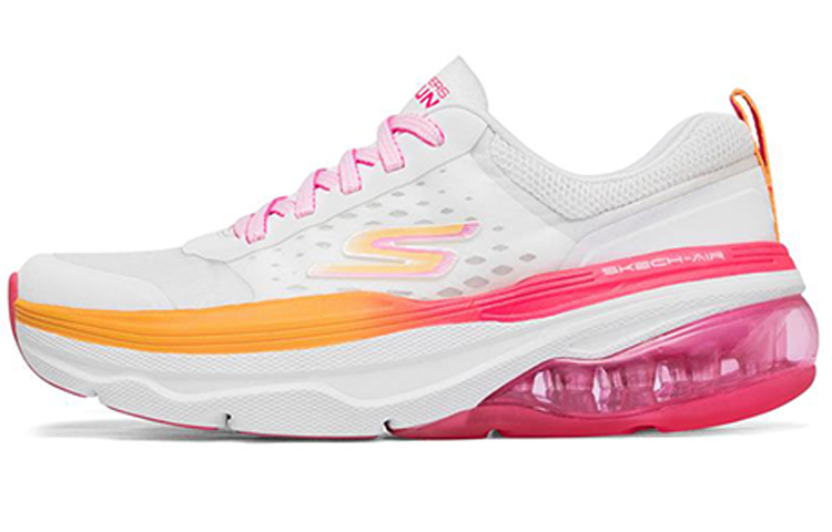 (Women) Skechers Max Cushioning Air Sneakers Pink/White 128062-WHP