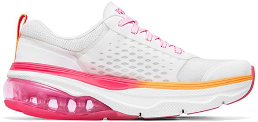 (W) 斯凯奇Max缓震Air粉白色运动鞋 128062-WHP Order (W) 斯凯奇Max缓震Air粉白色运动鞋 128062-WHP