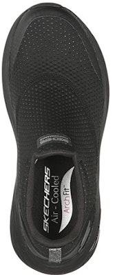 (W) 斯凯奇Max Cushioning Arch Fit“黑色” 128306-BBK Shop (W) 斯凯奇Max Cushioning Arch Fit“黑色” 128306-BBK