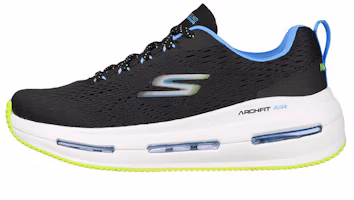 (Women) Skechers Max Cushioning Arch Fit 'Black Blue' 129316-BKBL (Women) Skechers Max Cushioning Arch Fit 'Black Blue' 129316-BKBL