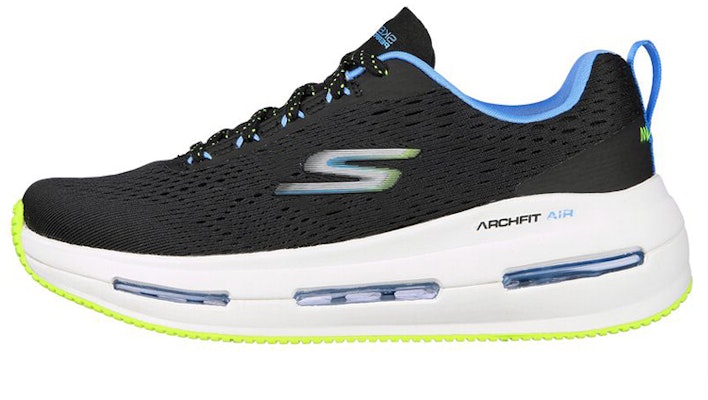 (Women) Skechers Max Cushioning Arch Fit 'Black Blue' 129316-BKBL Buy (Women) Skechers Max Cushioning Arch Fit 'Black Blue' 129316-BKBL