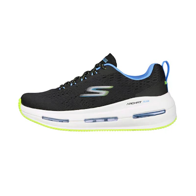 (W) Skechers Max Cushioning Arch Fit 'Black Blue'