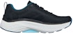 (W) Skechers Max Cushioning Arch Fit 'Hitam Biru' 128308-BLK