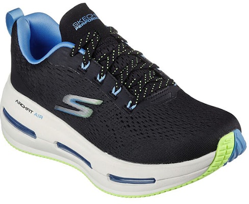 (Women) Skechers Max Cushioning Arch Fit 'Black Blue' 129316-BKBL Lookbook (Women) Skechers Max Cushioning Arch Fit 'Black Blue' 129316-BKBL