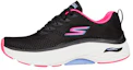 Buy (W) Skechers Max 缓震支撑 '黑红' 运动鞋 128308-BKPK