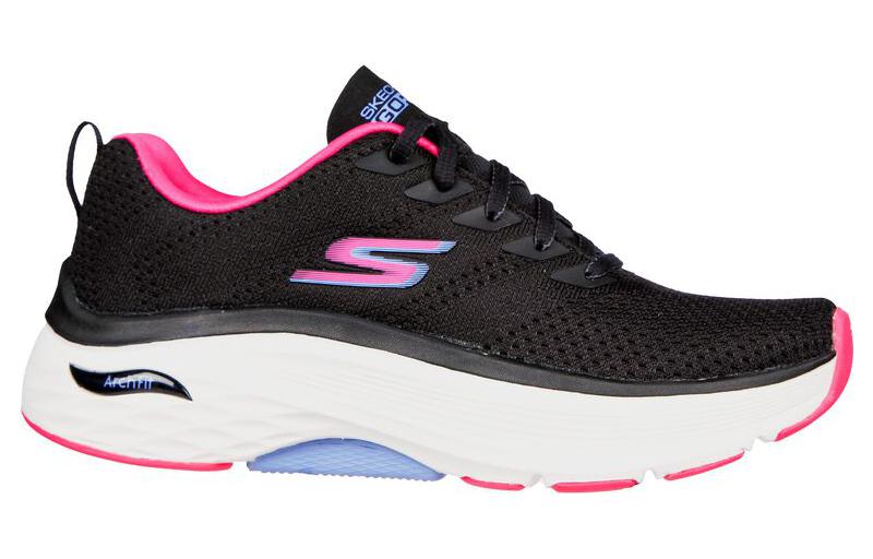 Order (W) Skechers Max 缓震支撑 '黑红' 运动鞋 128308-BKPK