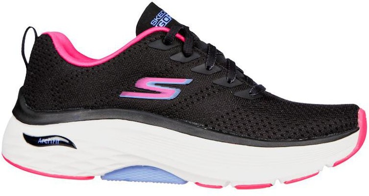 (Women) Skechers Max Cushioning Arch Fit 'Black Red' 128308-BKPK Order (Women) Skechers Max Cushioning Arch Fit 'Black Red' 128308-BKPK
