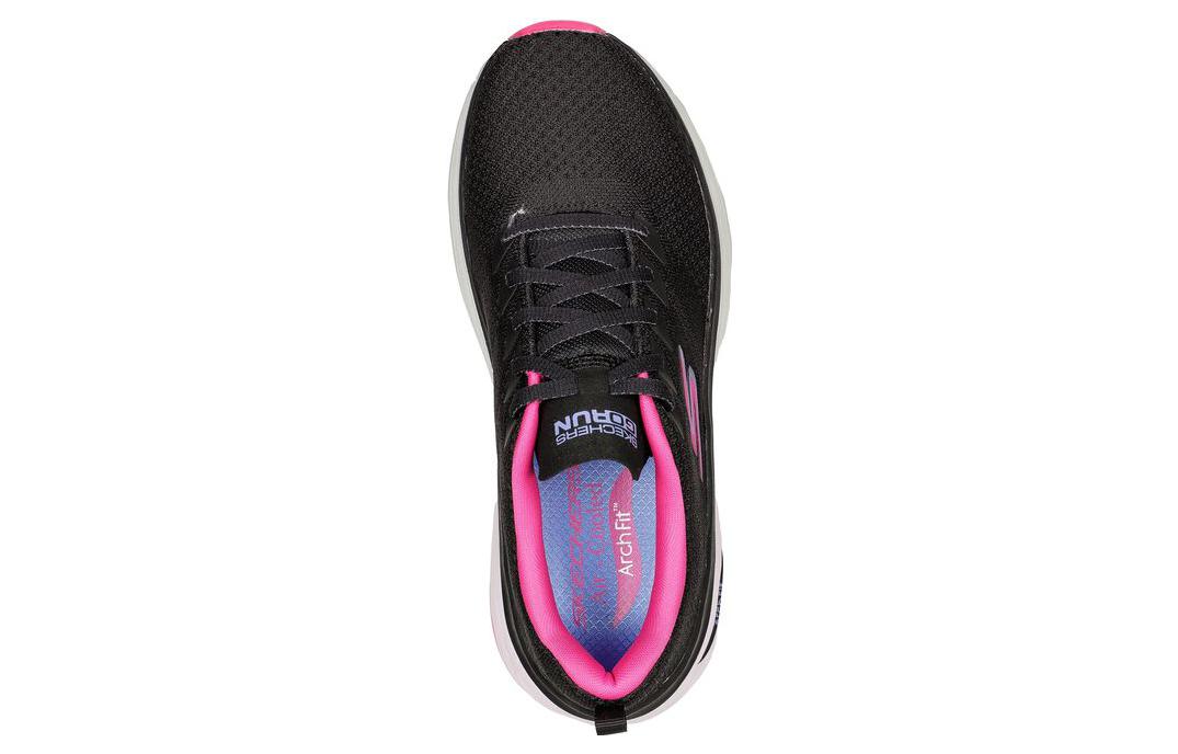 Shop (W) Skechers Max 缓震支撑 '黑红' 运动鞋 128308-BKPK