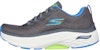 (W) Skechers Max Cushioning Arch Fit 'Kelabu Gelap' 128308-GYBL