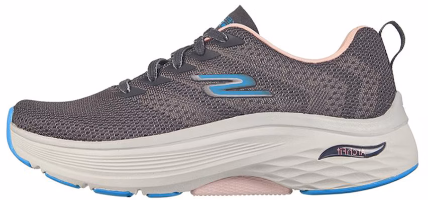 (Women) Skechers Max Cushioning Arch Fit 'Grey' 128308-CHAR Buy (Women) Skechers Max Cushioning Arch Fit 'Grey' 128308-CHAR