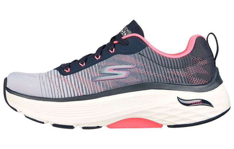 (Women) Skechers Max Cushioning Arch Fit 'Grey Blue' 128312-NVPK