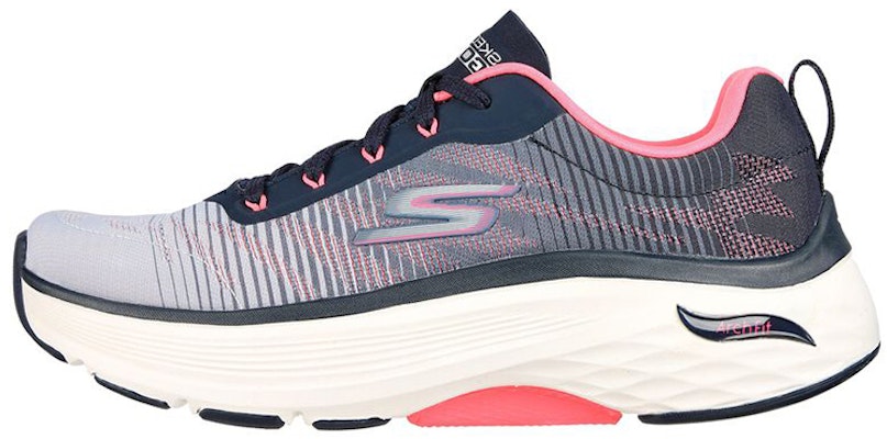 (Women) Skechers Max Cushioning Arch Fit 'Grey Blue' 128312-NVPK Buy (Women) Skechers Max Cushioning Arch Fit 'Grey Blue' 128312-NVPK