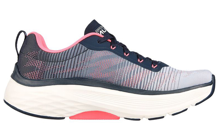 Order (Women) Skechers Max Cushioning Arch Fit 'Grey Blue' 128312-NVPK